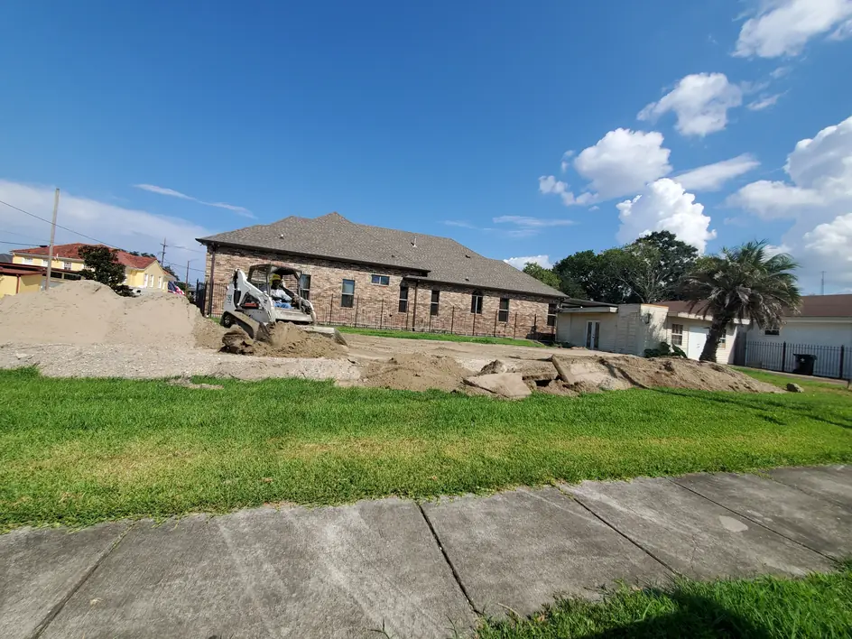 Residential grading and excavation work